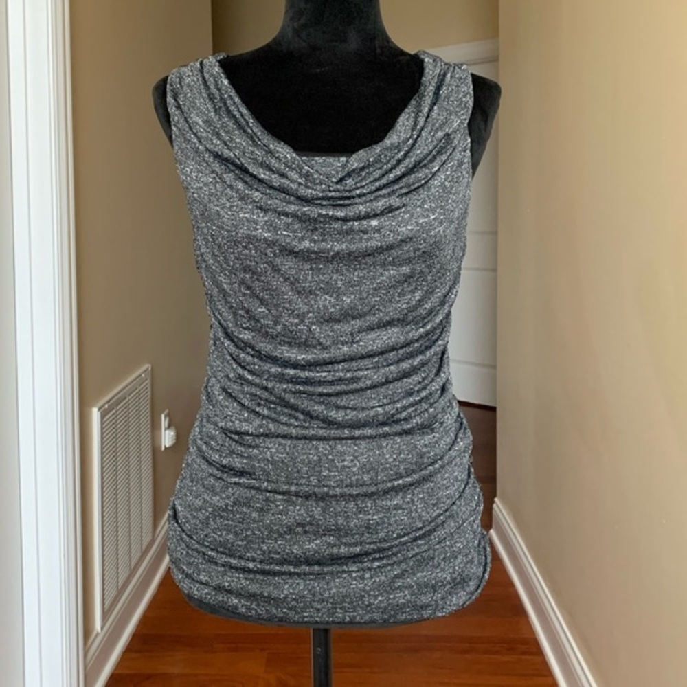 NEW....ladies draped neck dressy top